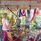2pc Patriotic Cheesecloth Table Runner - 10ft Red, White & Blue 4th of July Decor